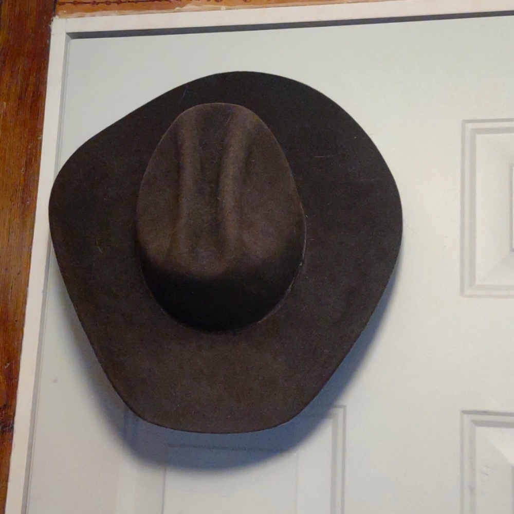 Genuine Twister cowgirl hat.